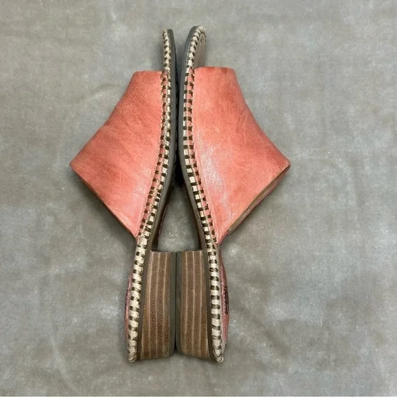 Sofft Nalanie Leather Pink Slide Sandals Size 7 - Picture 7 of 10